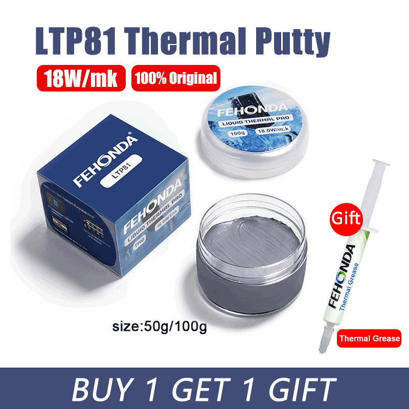 Thermal Paste Cpu - Fehonda LTP81 Thermal Putty 18W/mk 50g
