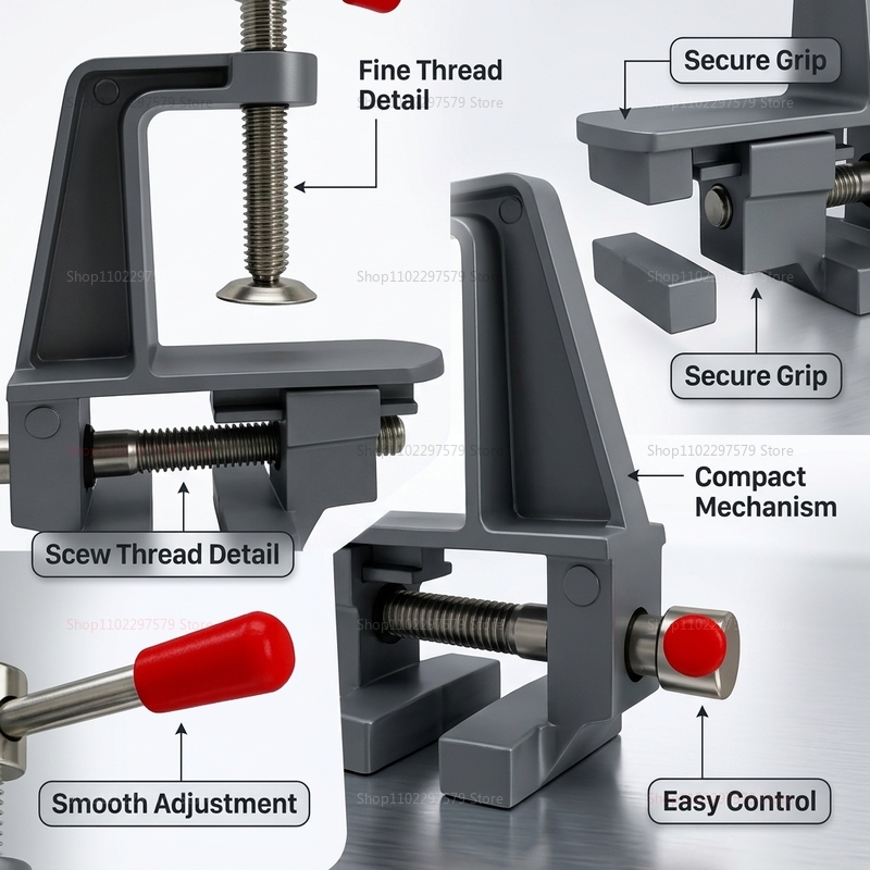 Aluminum Mini Table Bench Vice - Electronics Repair Workbench recension och pris