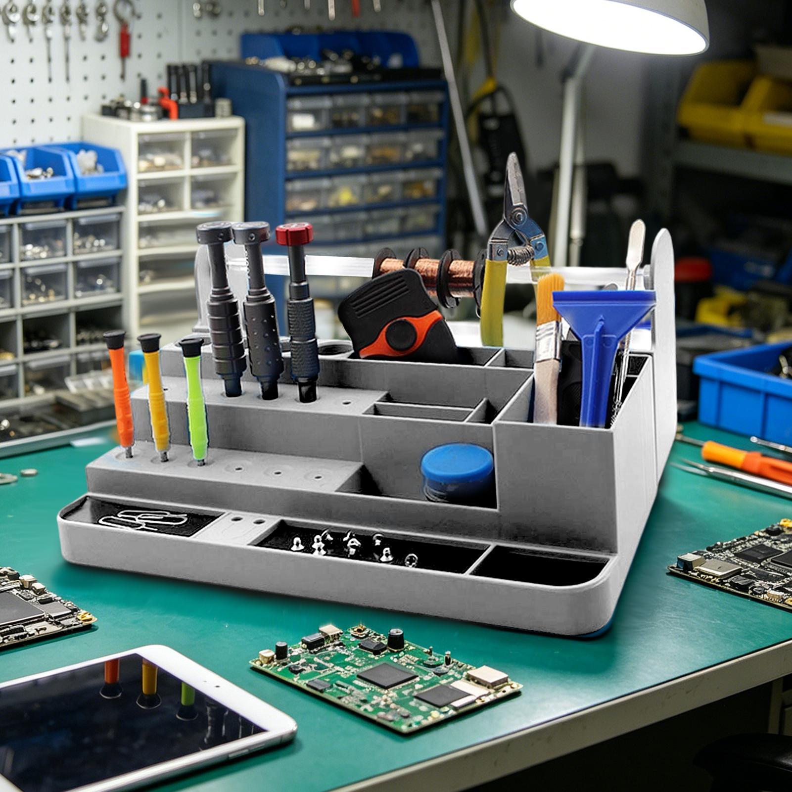Heavy-Duty Desktop Storage Ele - Electronics Repair Shops recension och pris