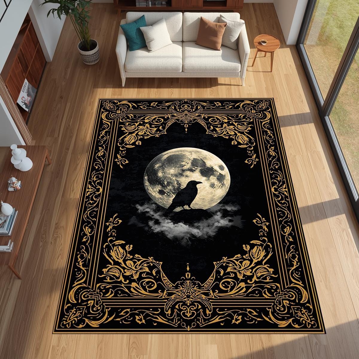Gothic Golden Raven Full Moon  - Electronics Repair Desk recension och pris