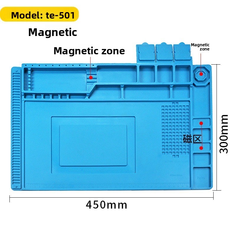 Magnetic Silicone Repair Mat f - Electronics Repair Workbench recension och pris