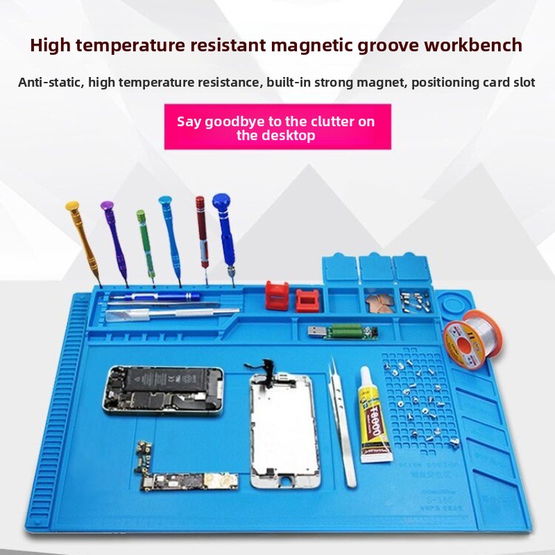Magnetic Silicone Repair Mat f - Electronics Repair Workbench recension och pris