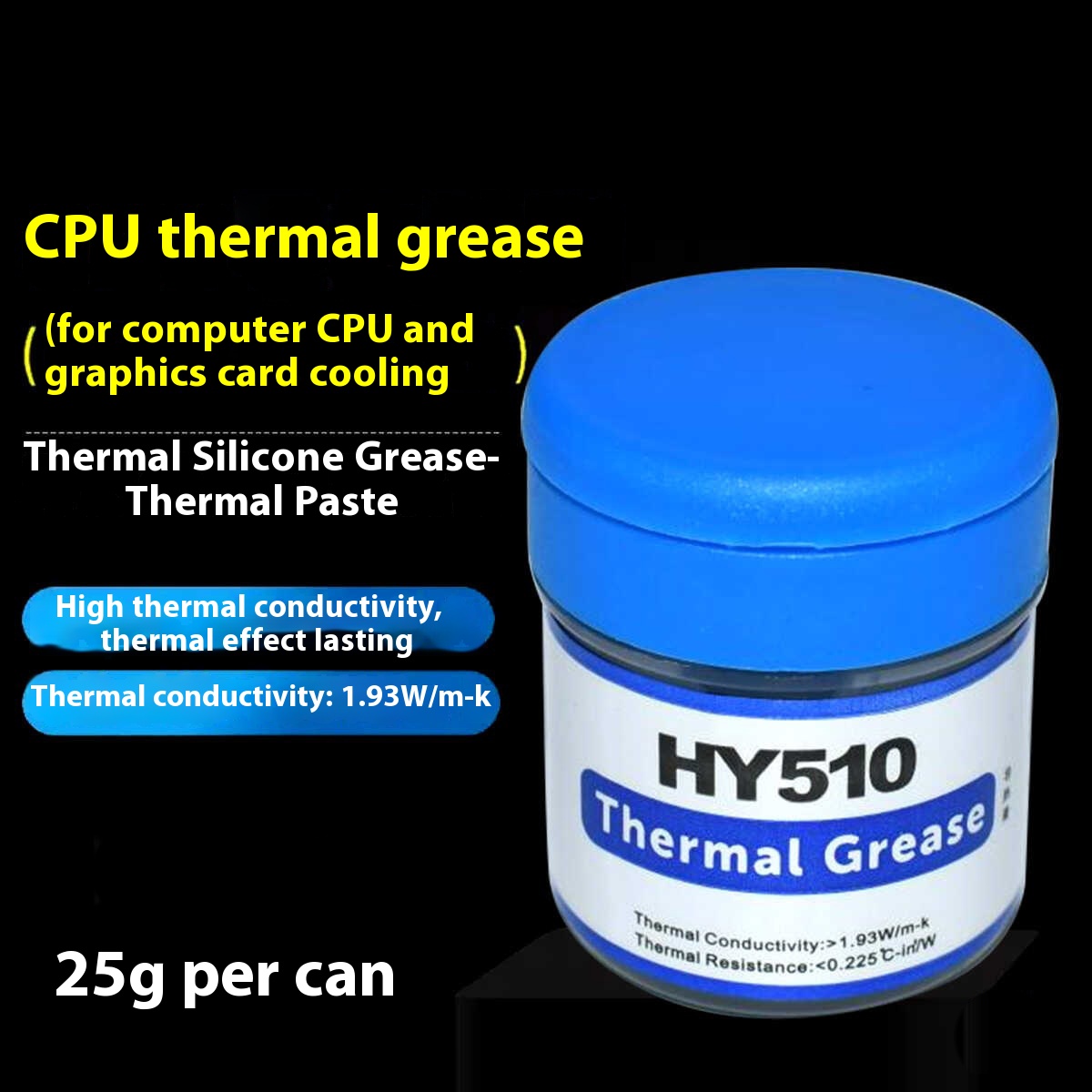 HY510 Desktop Computer CPU The - Thermal Paste Cpu recension och pris
