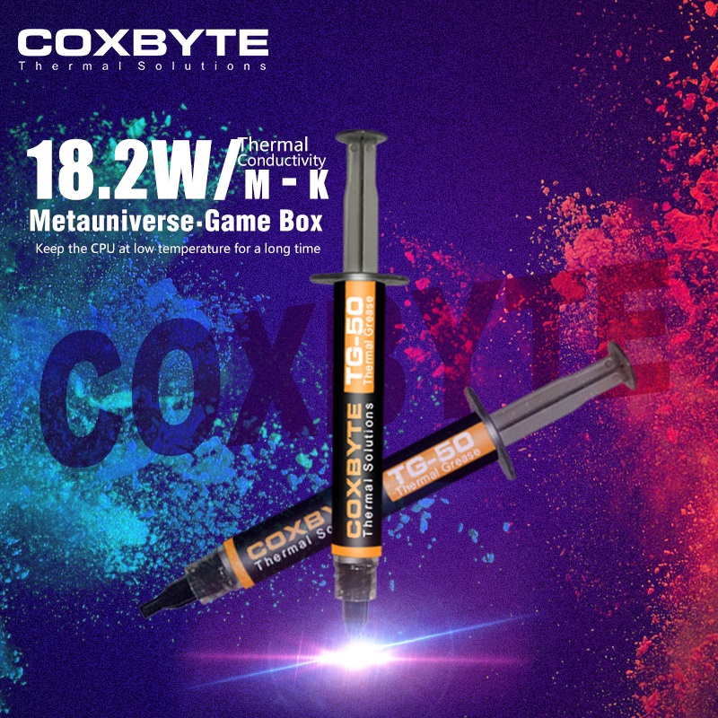 18.2W/mK Coxbyte TG-50 Thermal - Thermal Paste Cpu recension och pris