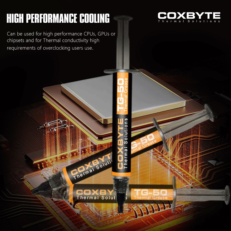 18.2W/mK Coxbyte TG-50 Thermal - Thermal Paste Cpu recension och pris