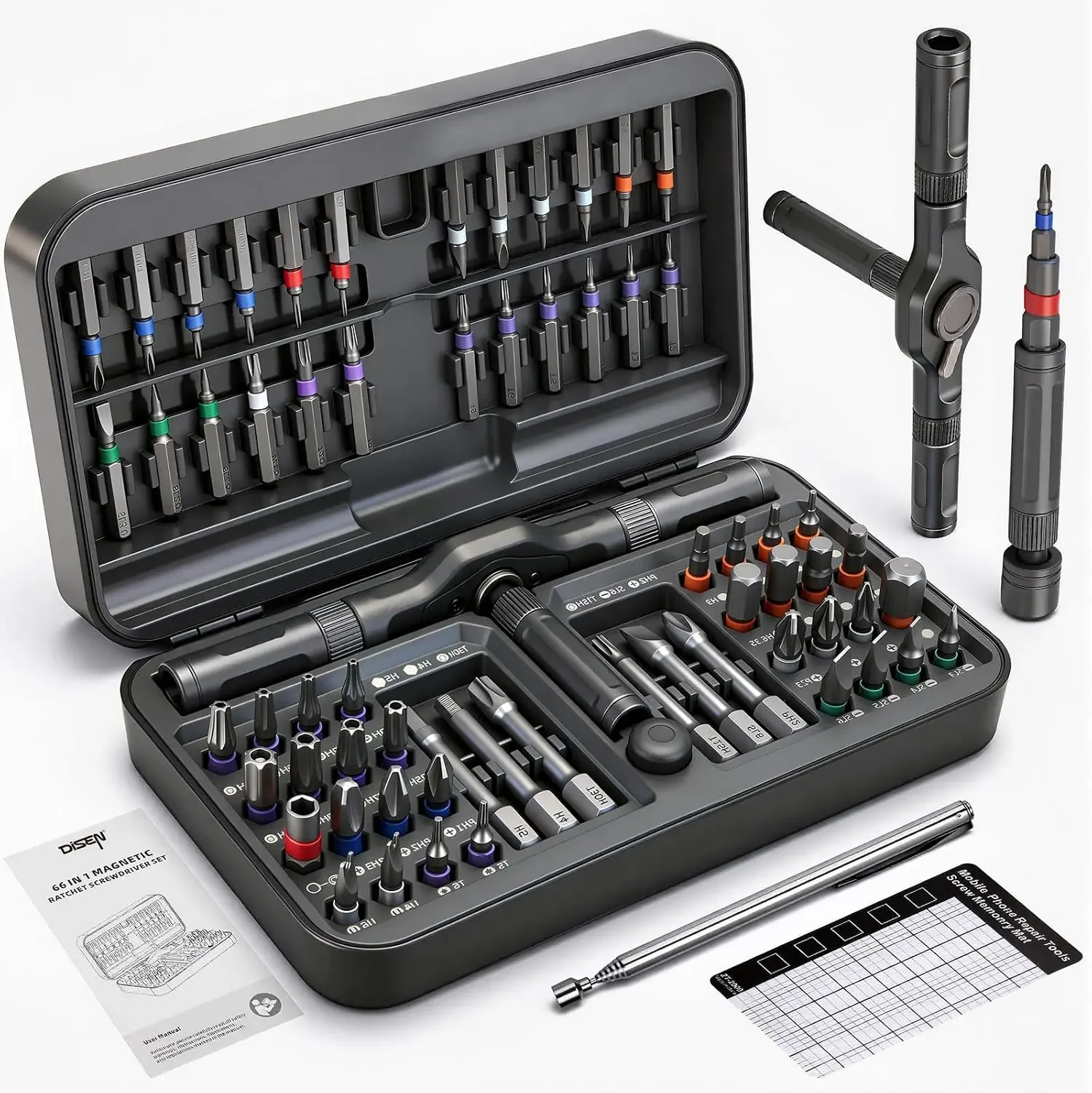 68 in 1 Ratcheting Screwdriver - Electronics Repair Game recension och pris
