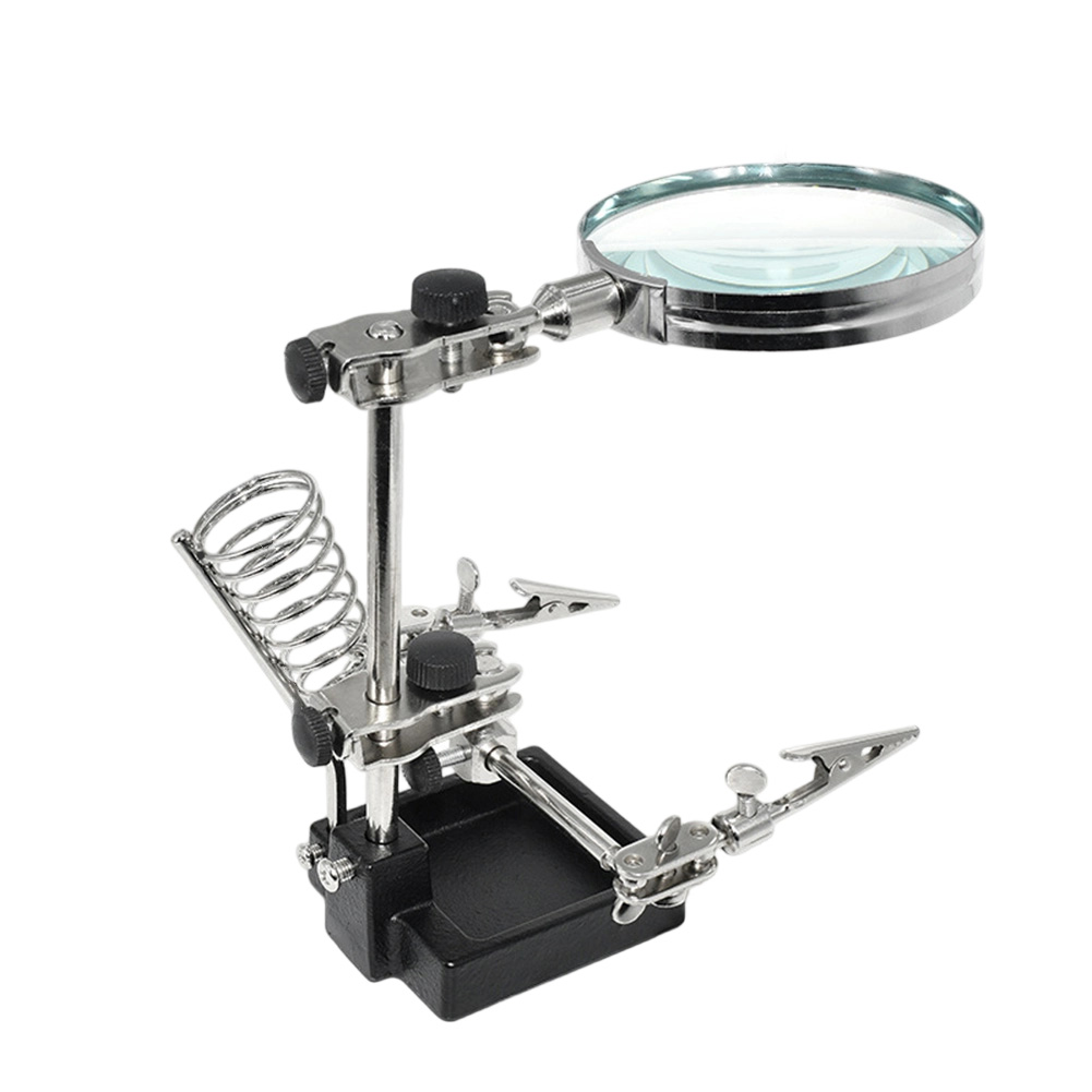 3X Magnifying Glass with Third - Electronics Repair Workbench recension och pris