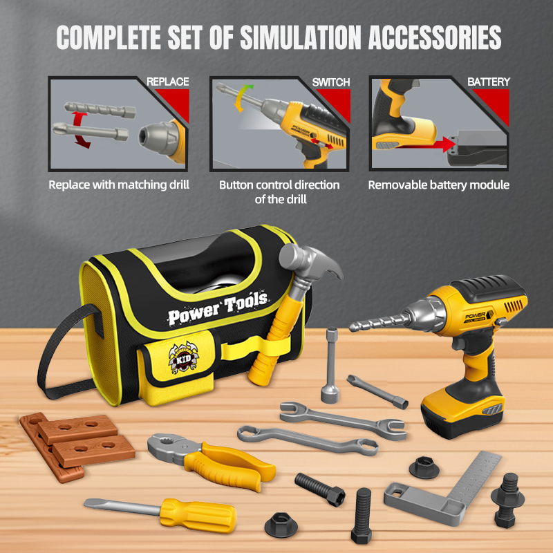 Kids Toolbox Kit Simulation Re - Electronics Repair Game recension och pris
