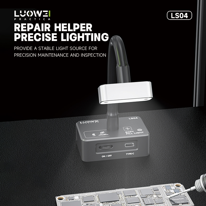 LUOWEI LS04 Mini Soft Fill Lig - Electronics Repair Workbench recension och pris