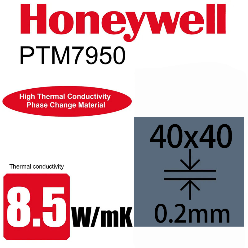 Honeywell PTM7950 8.5W 0.2 0.2 - Thermal Paste Cpu recension och pris